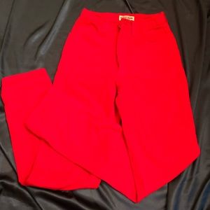 Vintage red jeans